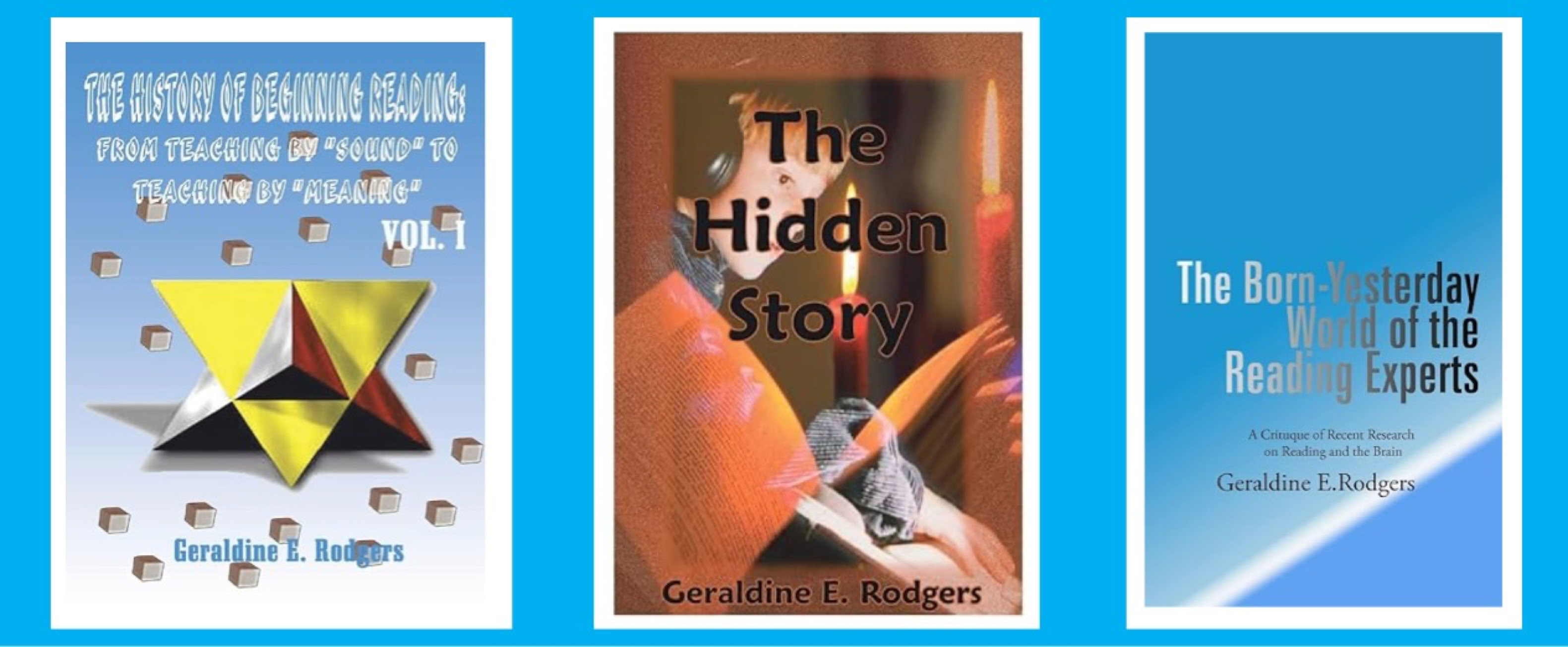 Geraldine Rodgers' books covers, books available online