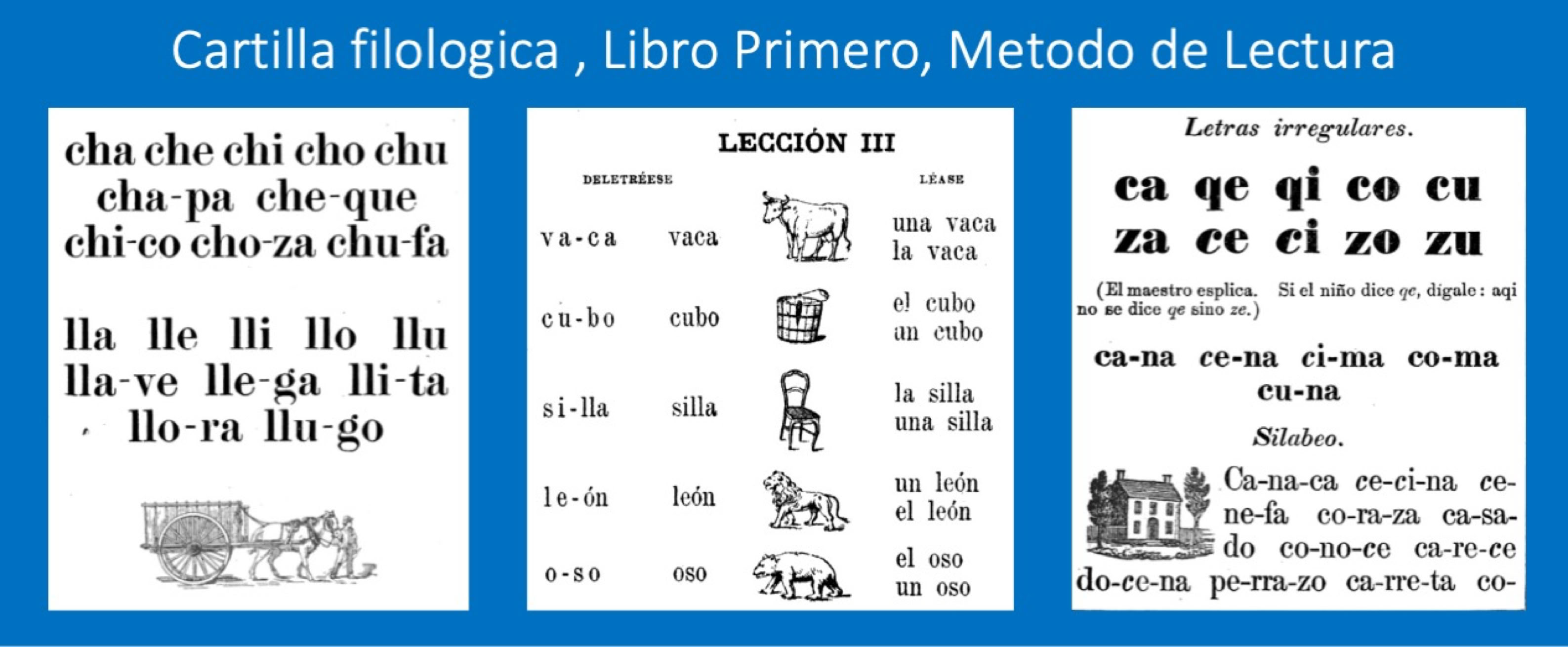 Excerpts from Spanish syllable based phonics readers