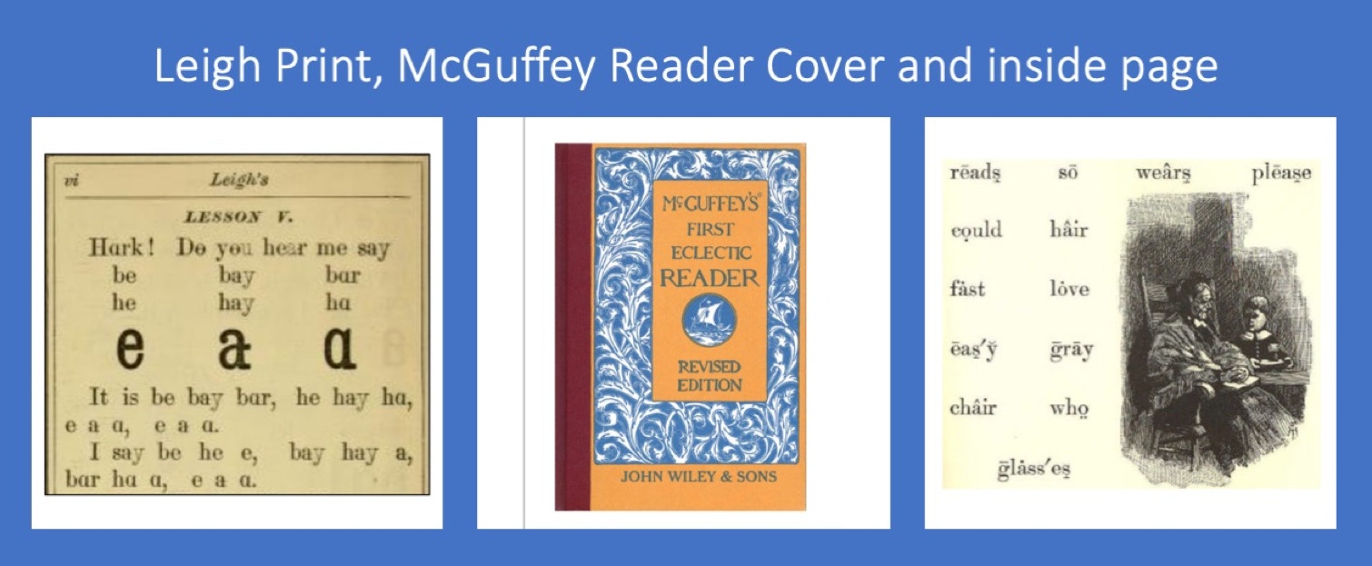 Leigh Print, McGuffey cover and inside page