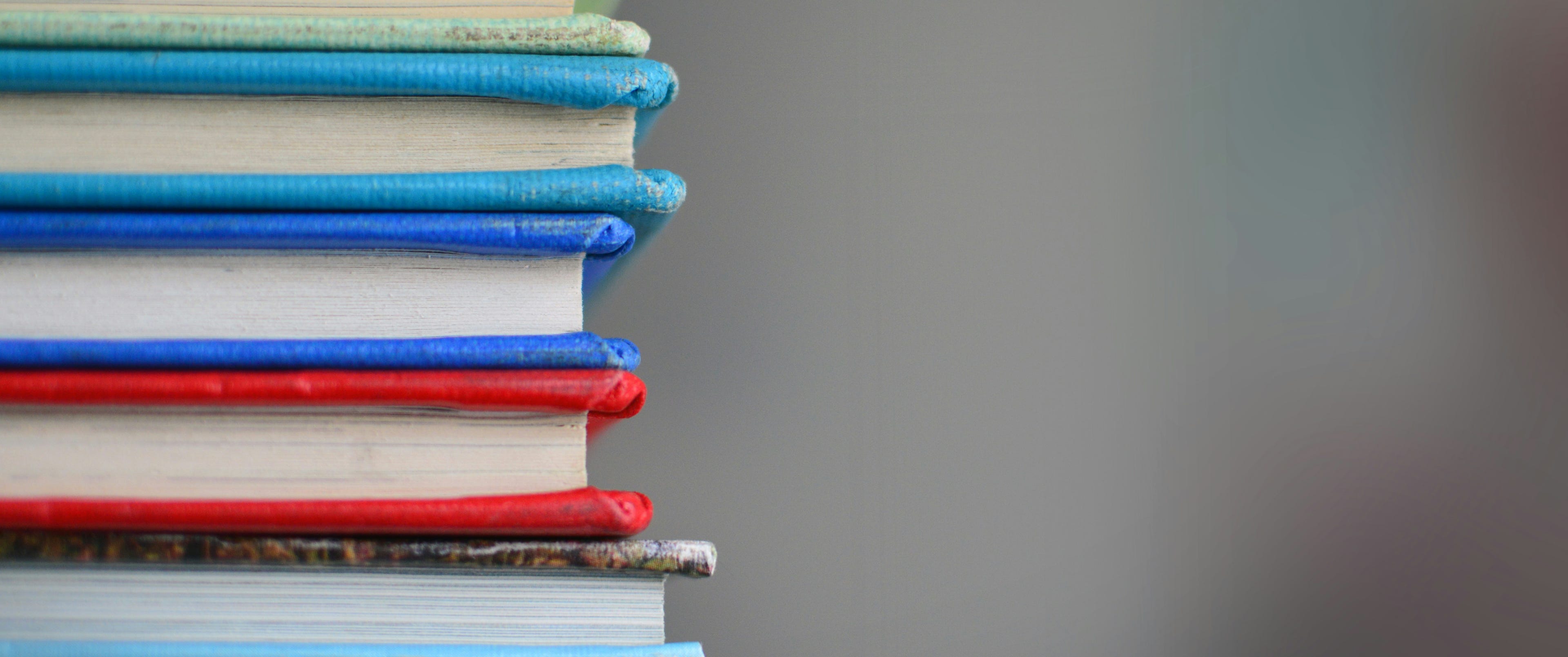 Picture of stack of books.