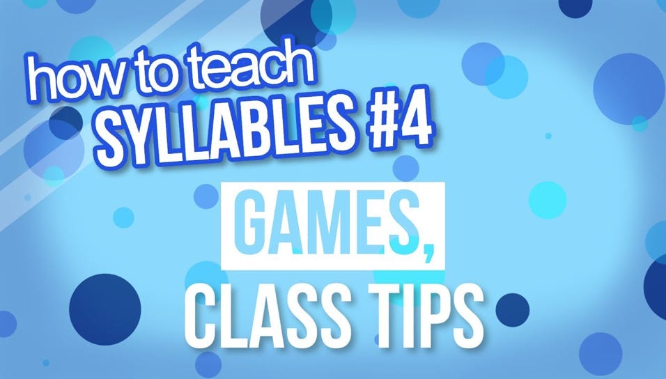 Teach Syllables 4