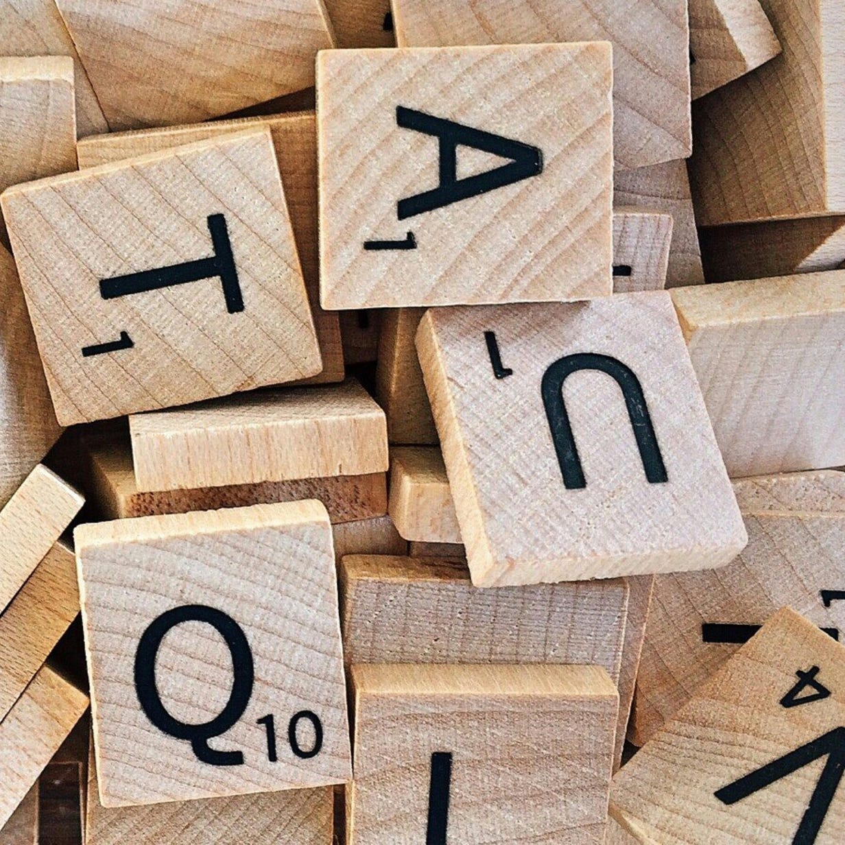 Scrabble Tiles.