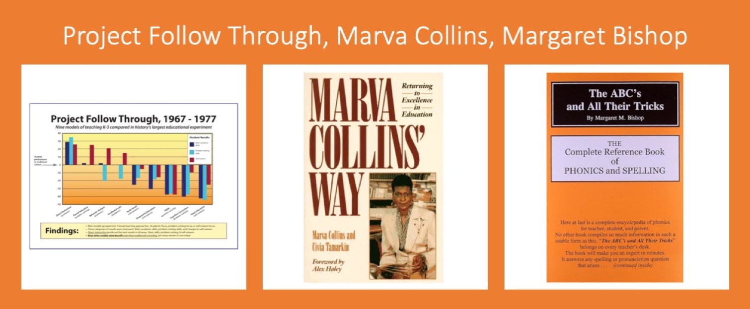 Project Follow Through, Marva Collins, Margaret Bishop