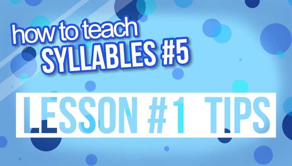 Teach Syllables 5